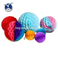 Wedding decorative hanging tissue honecyomb paper ball for party