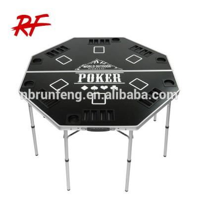 folding poker table /round folding poker table