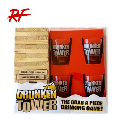 wooden drunken tower /Drinking Game