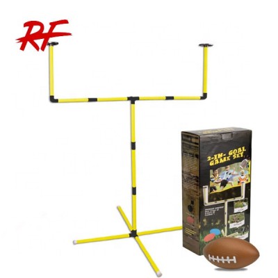 2-IN-1 outdoor football toss game set ,flying disc toss game