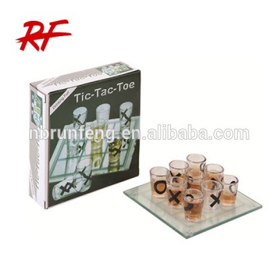 XOXO Shot Glass ,tic-tac-toe chess game