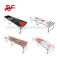 8ft custom logo folding professional beer pong table