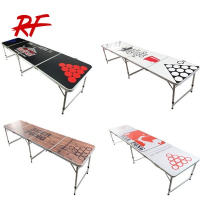 custom aluminum folding beer pong table