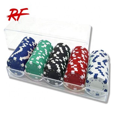 100 pcs poker chip casino poker chip set