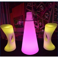 16 colors changing waterproof led cocktail table furniture